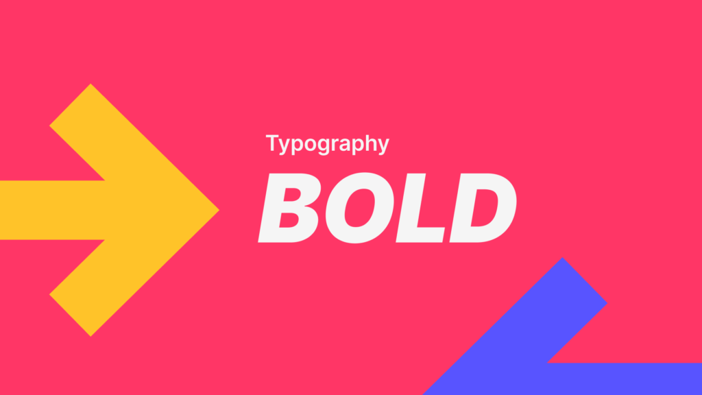 blod typography ux design trends