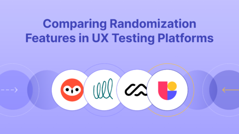 showing the logos of the platforms we are comparing in this randomization feature comparison blog which are useberry, maze, userzoom, lyssna
