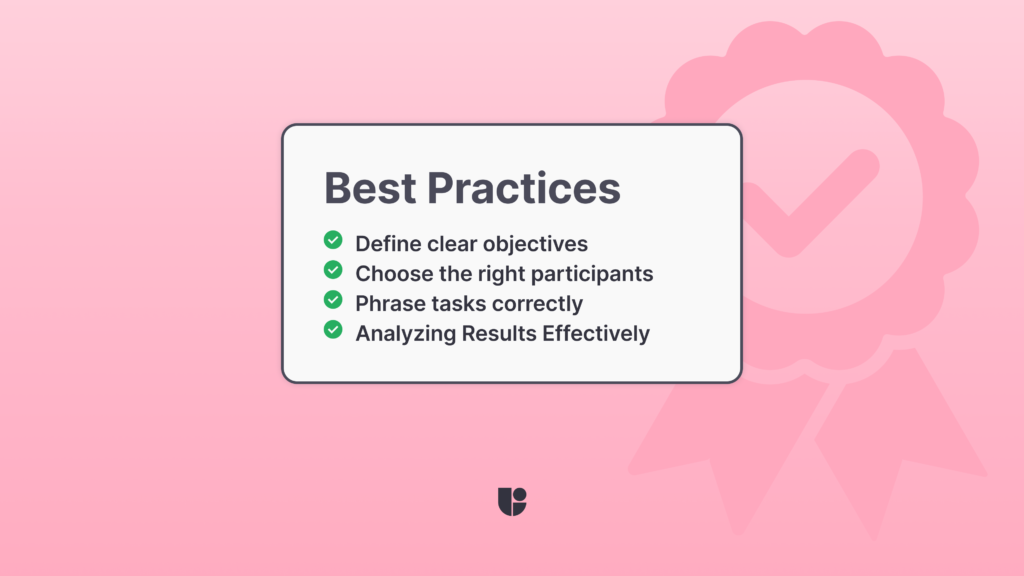 A small checklist of best practices while running online tree testing