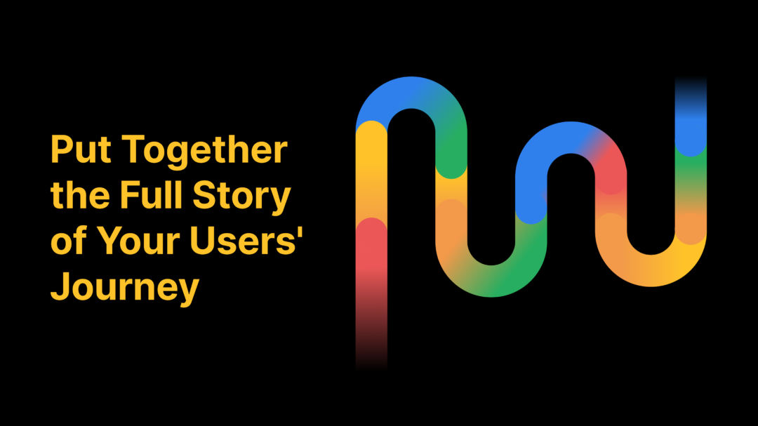 An abstract visualization of User journey with the colors of the road matching heatmap hot and cold zones.